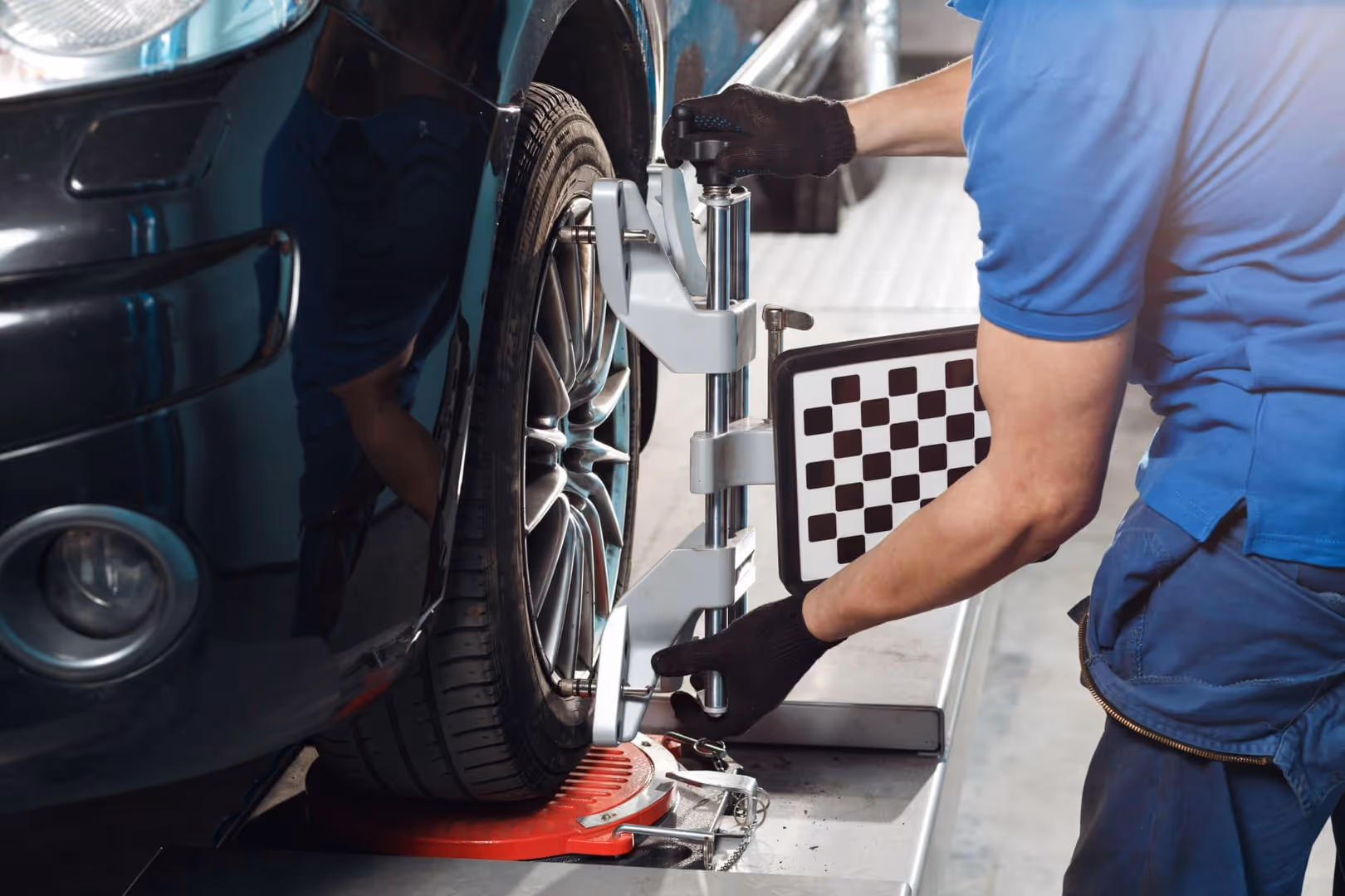 Car wheel alignment